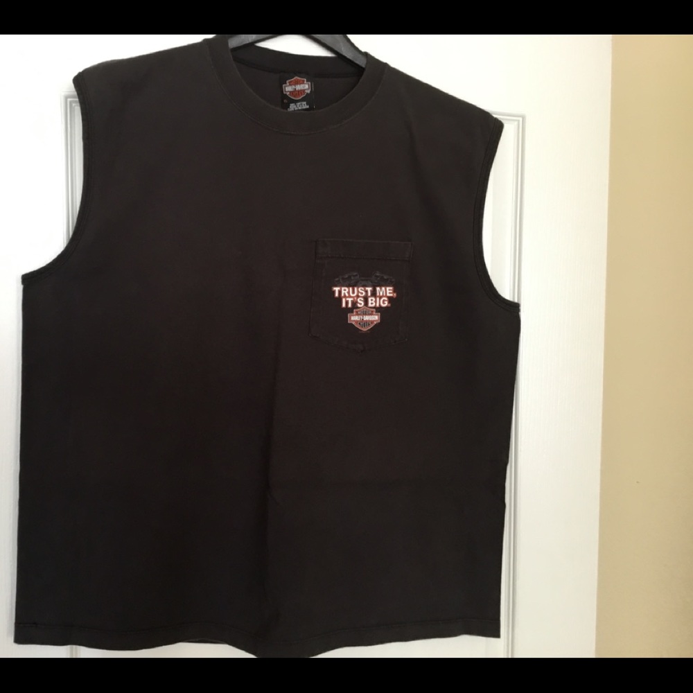 Men Harley Davidson Sleevless T-Shirt Tank XL